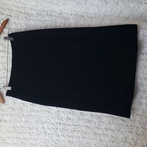 Ivory black velvet pencil skirt medium whimsigoth